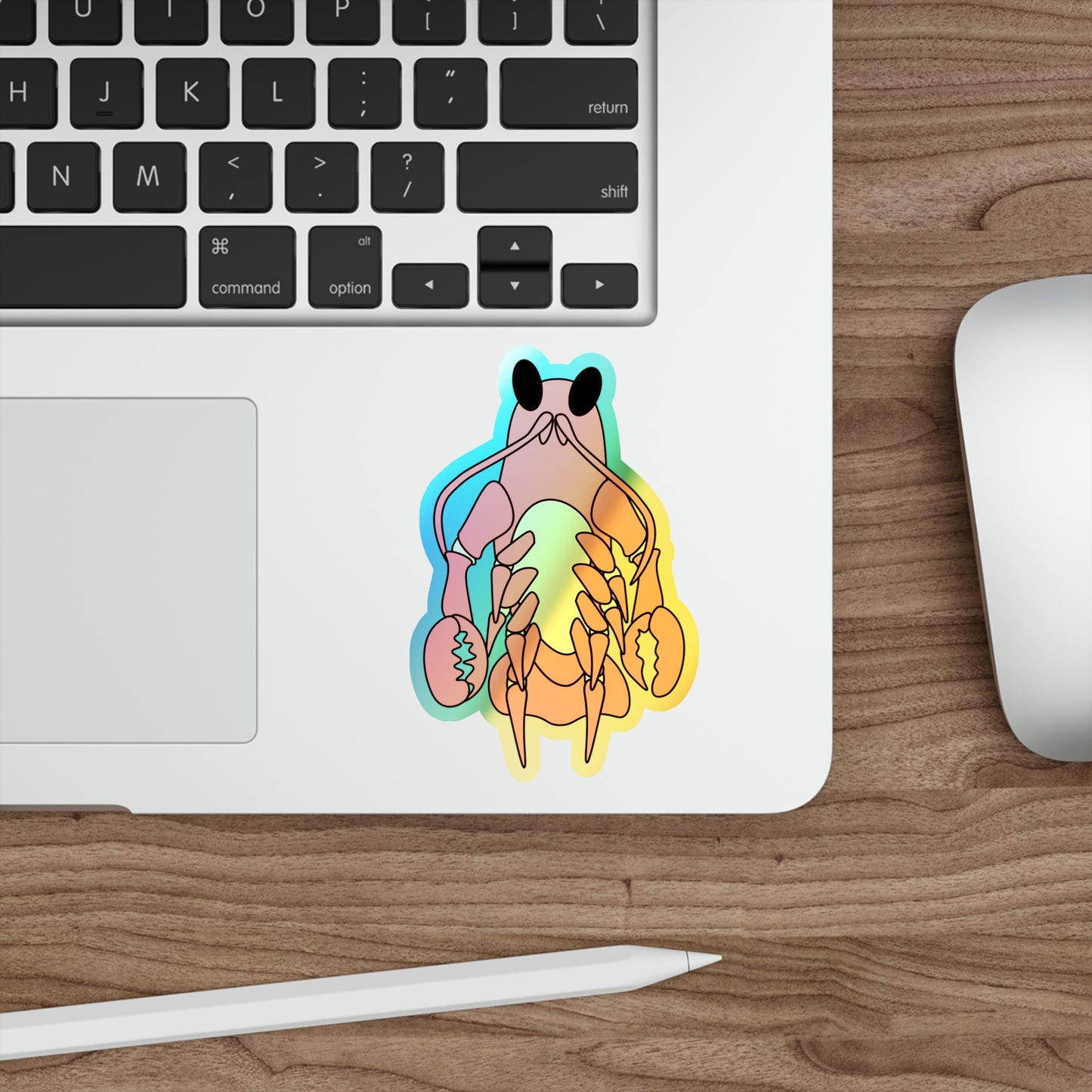 Claude the Lobster Sticker (Holographic)