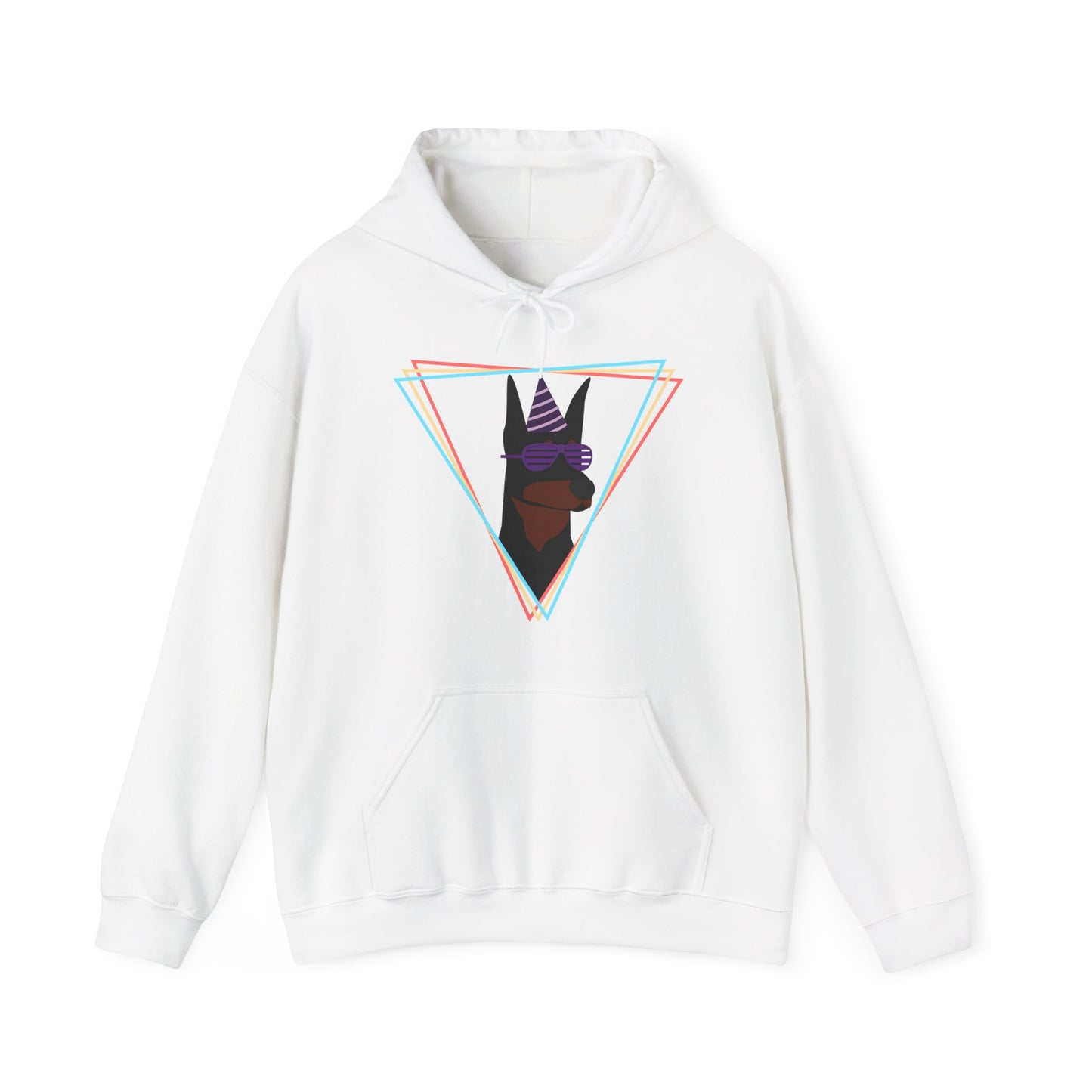Doberman Partyy Heavy Blend Hooded Sweatshirt