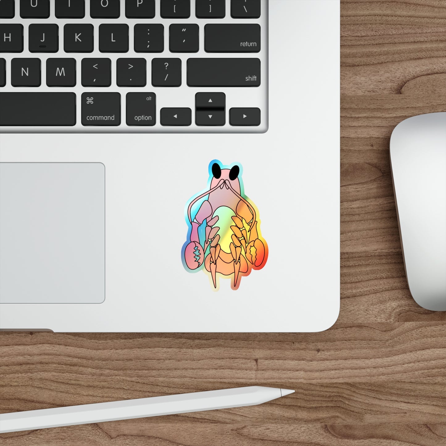 Claude the Lobster Sticker (Holographic)