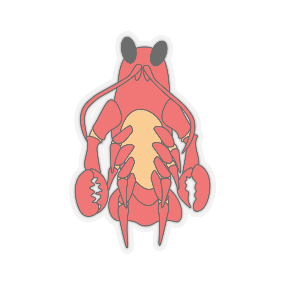 Claude the Lobster Sticker