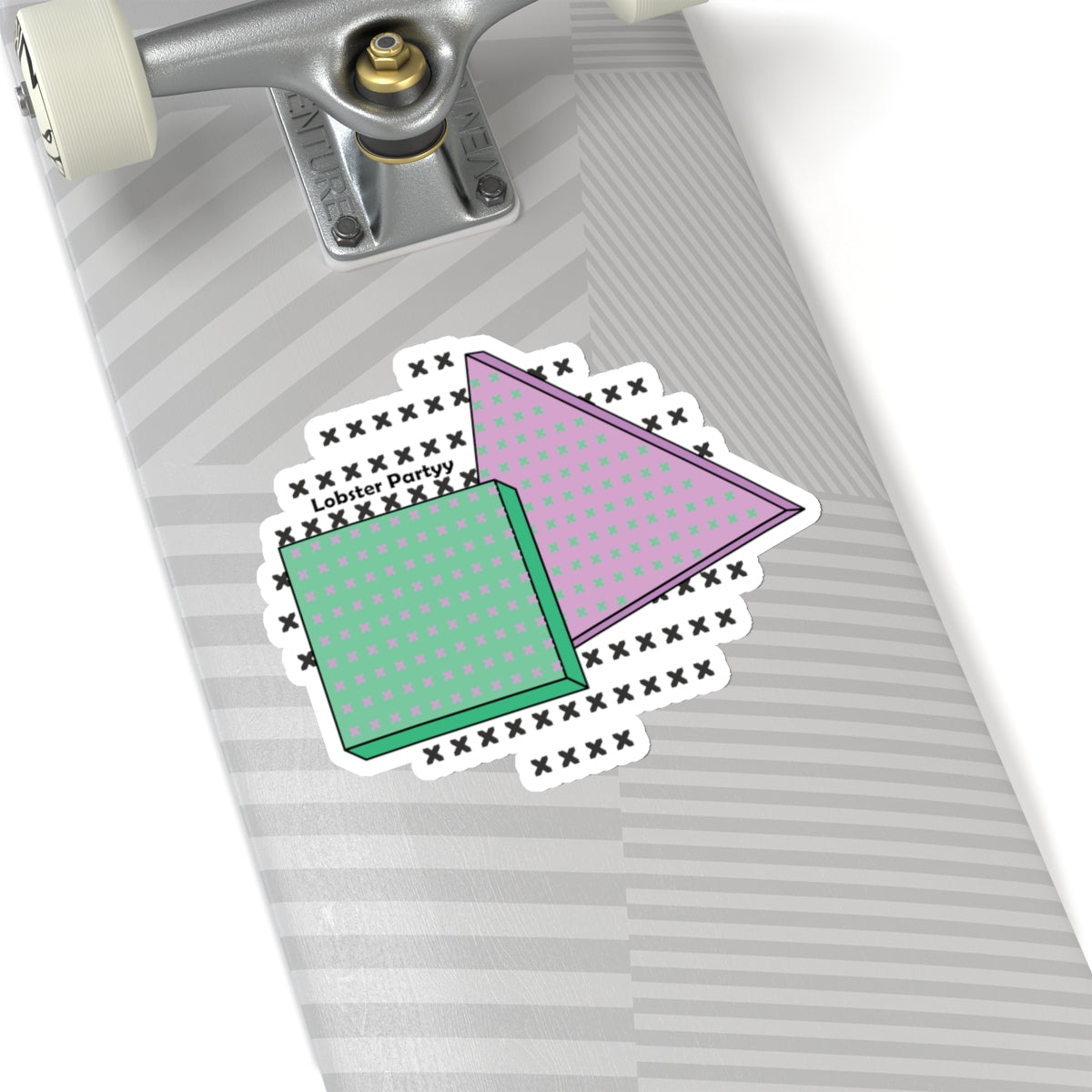 Xs and Shapes Sticker