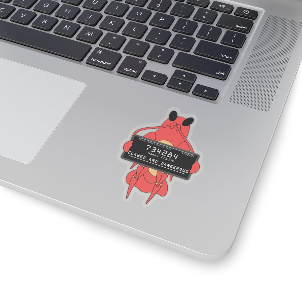 Claude the Lobster Mugshot Sticker