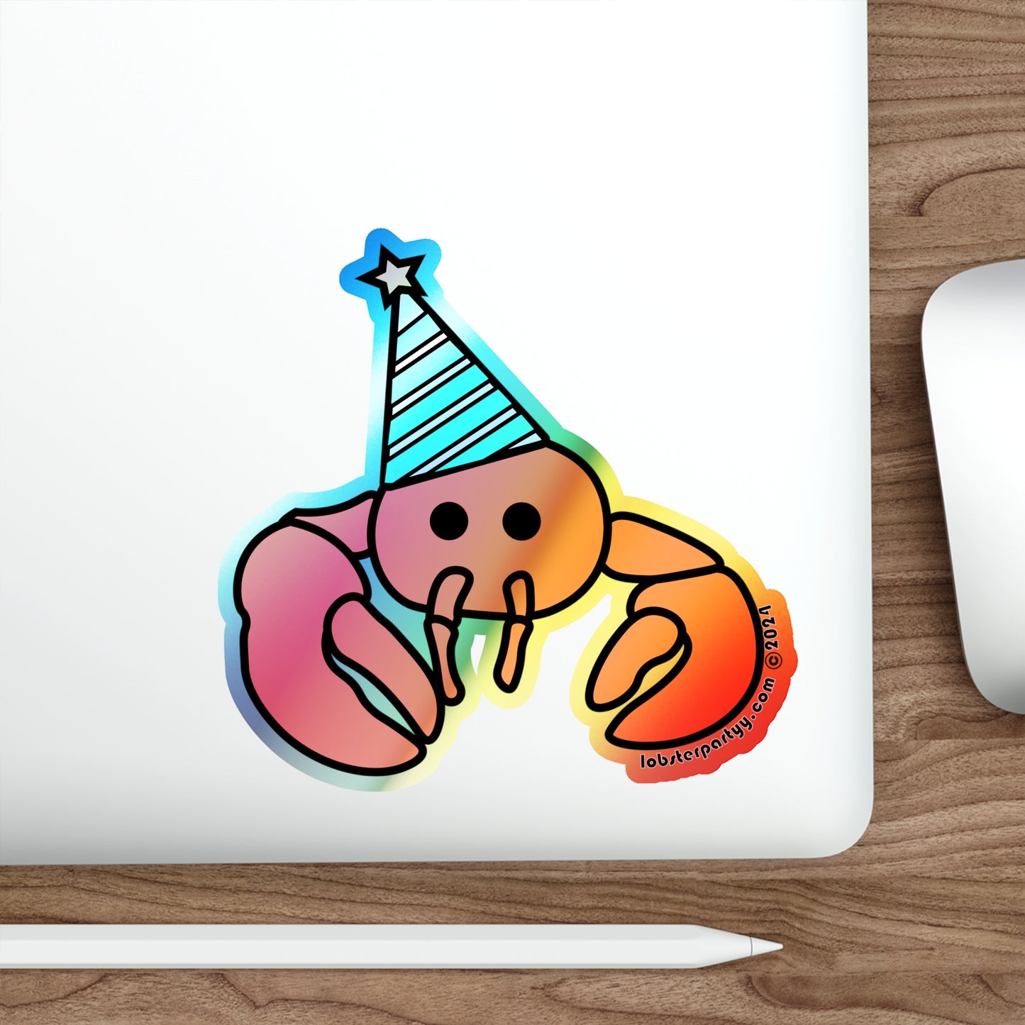 LobsterPartyy Sticker (Holographic)