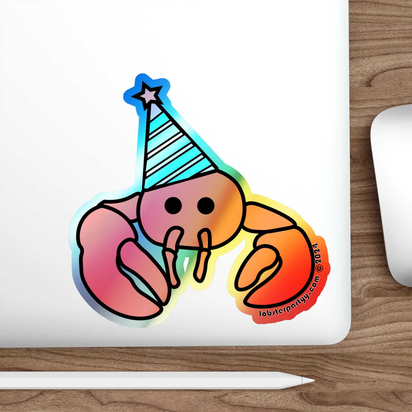LobsterPartyy Sticker (Holographic)