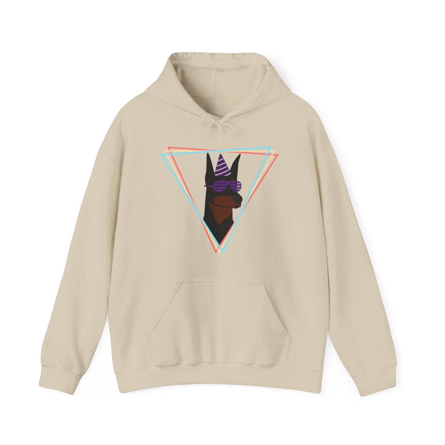 Doberman Partyy Heavy Blend Hooded Sweatshirt