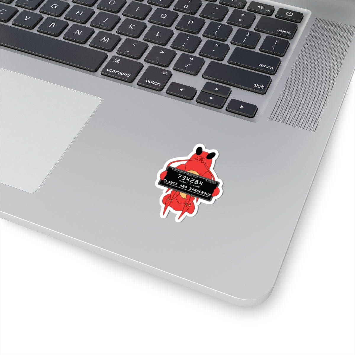 Claude the Lobster Mugshot Sticker