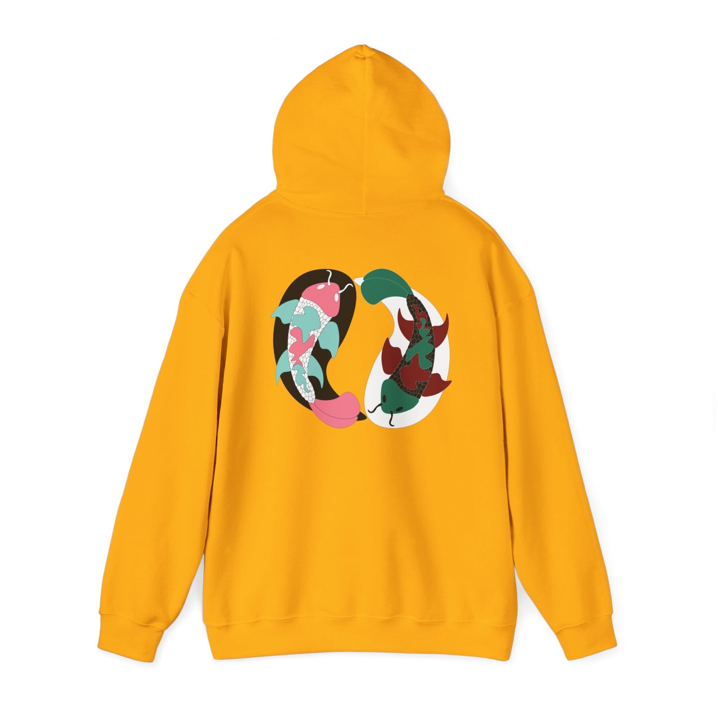 Yin and Yang Koi on the back Sweatshirt