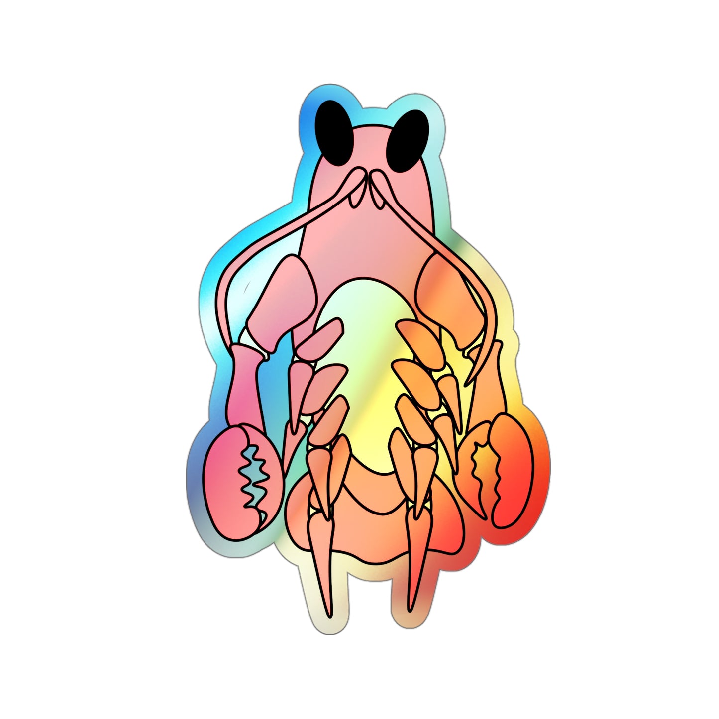Claude the Lobster Sticker (Holographic)
