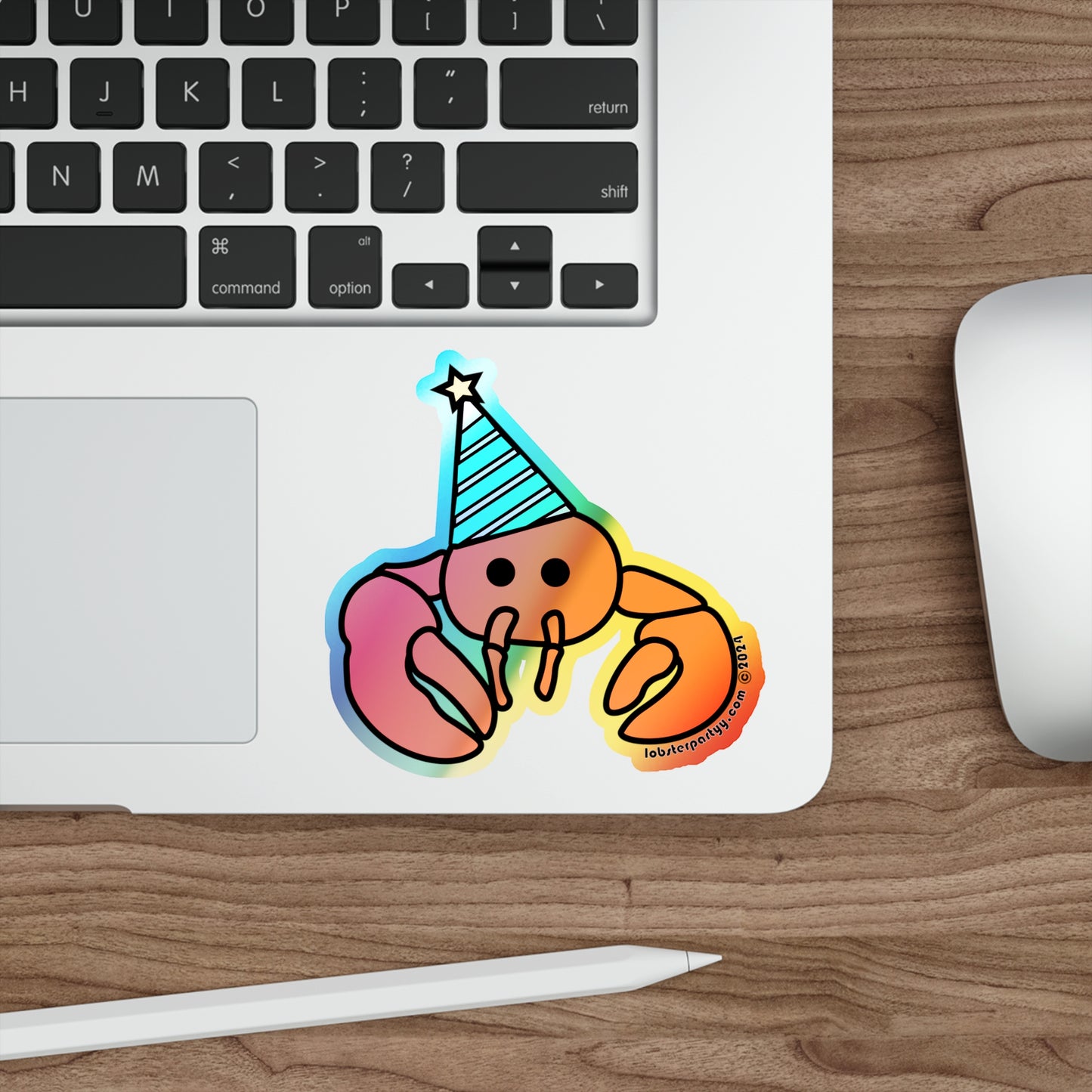 LobsterPartyy Sticker (Holographic)