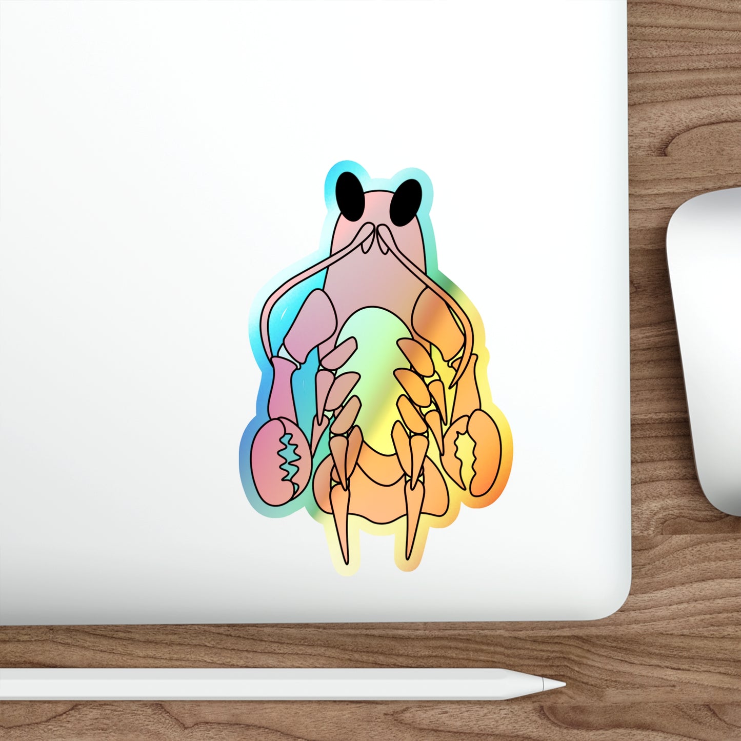Claude the Lobster Sticker (Holographic)