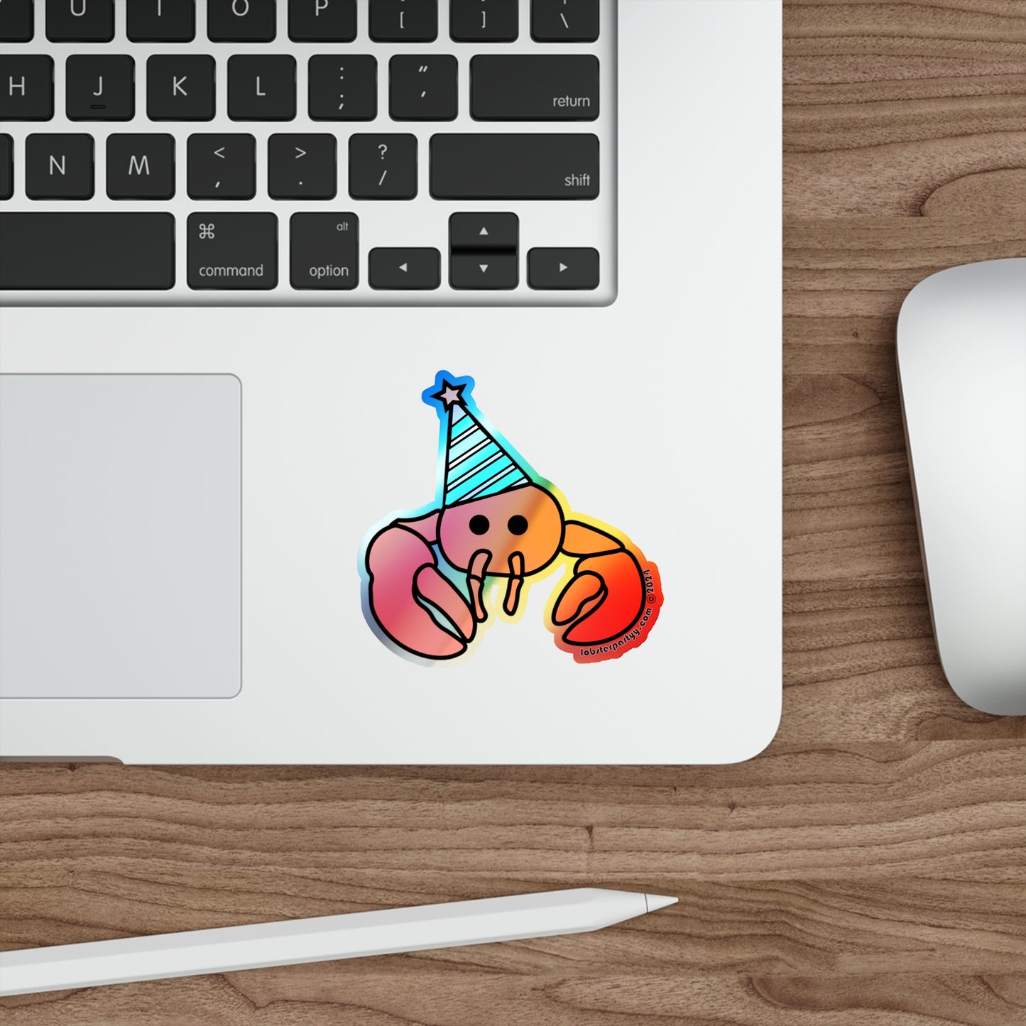 LobsterPartyy Sticker (Holographic)