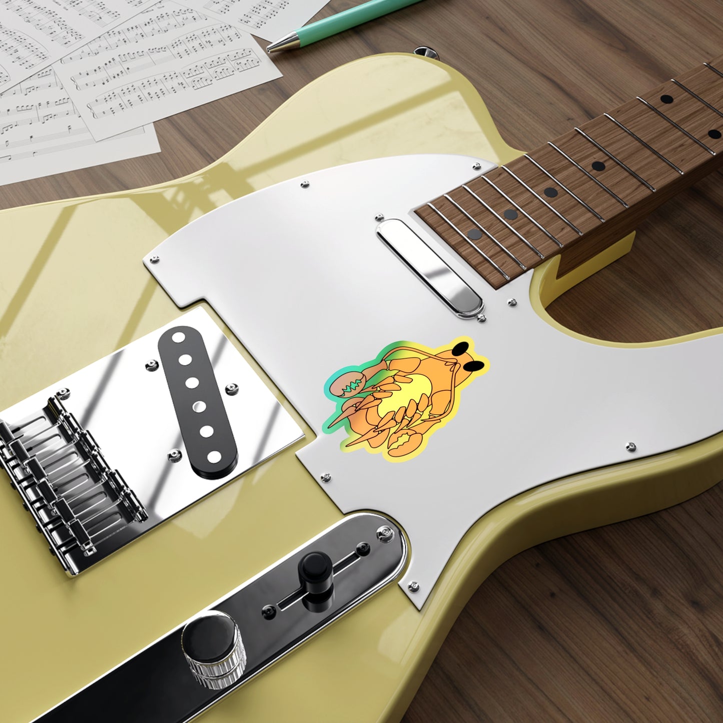 Claude the Lobster Sticker (Holographic)