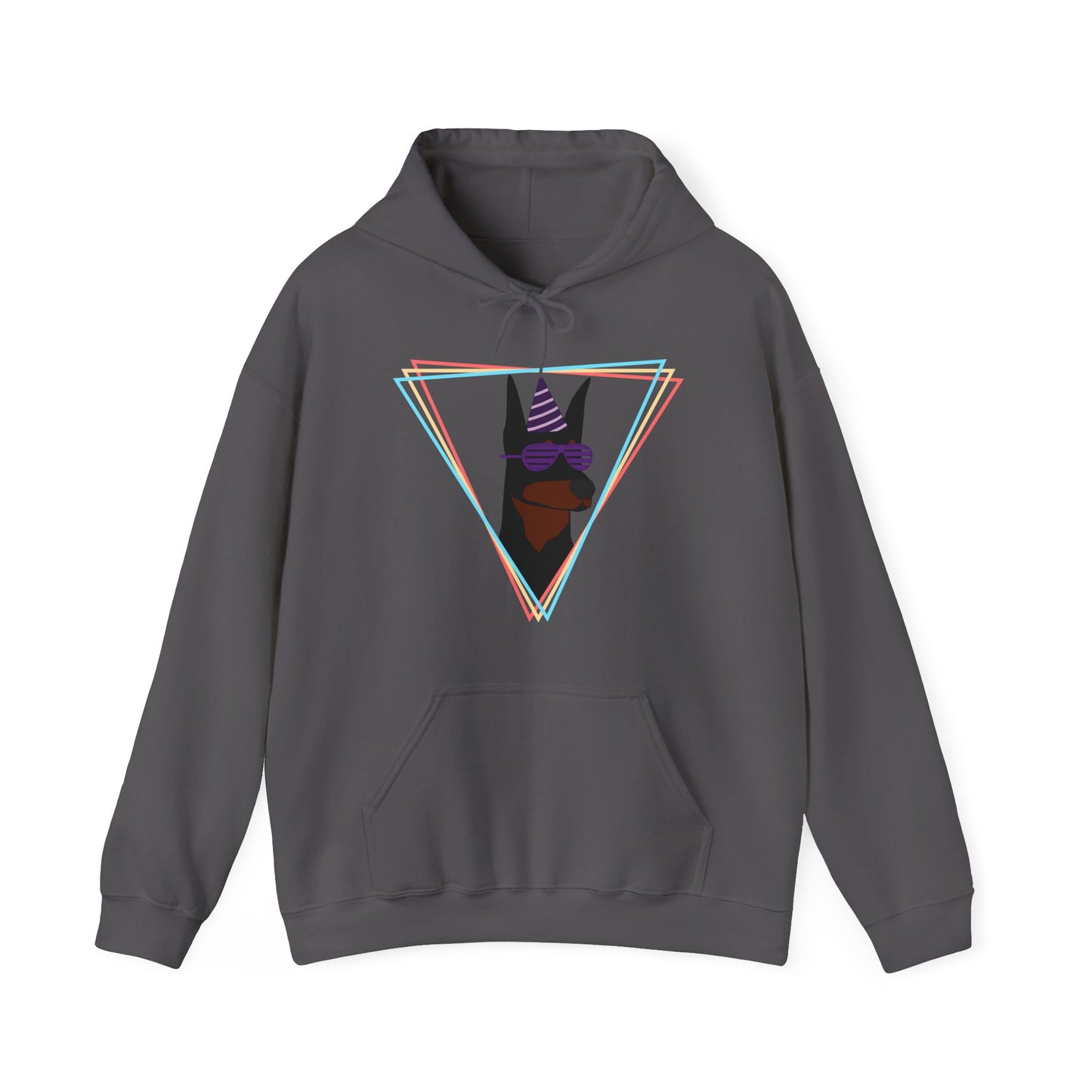Doberman Partyy Heavy Blend Hooded Sweatshirt
