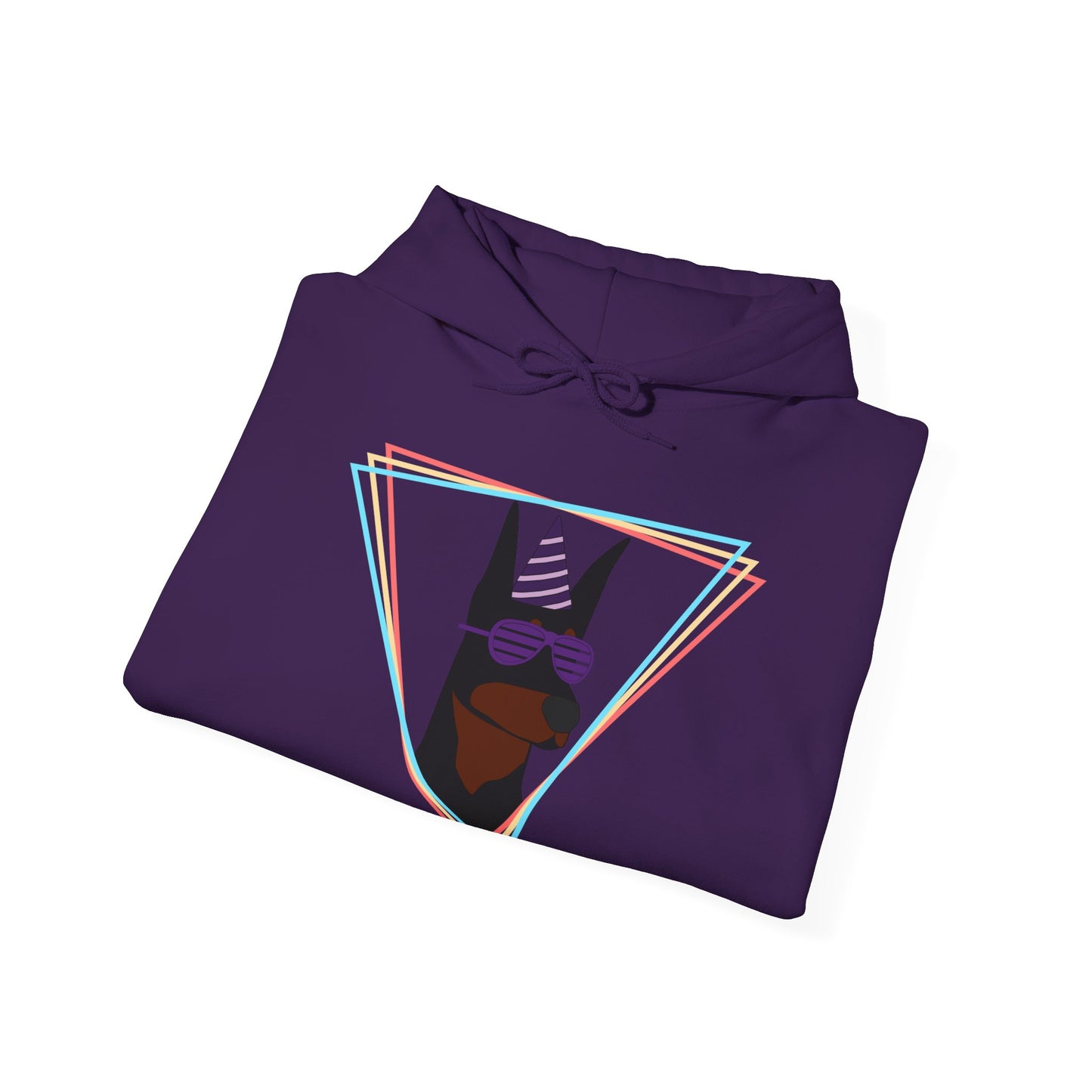 Doberman Partyy Heavy Blend Hooded Sweatshirt
