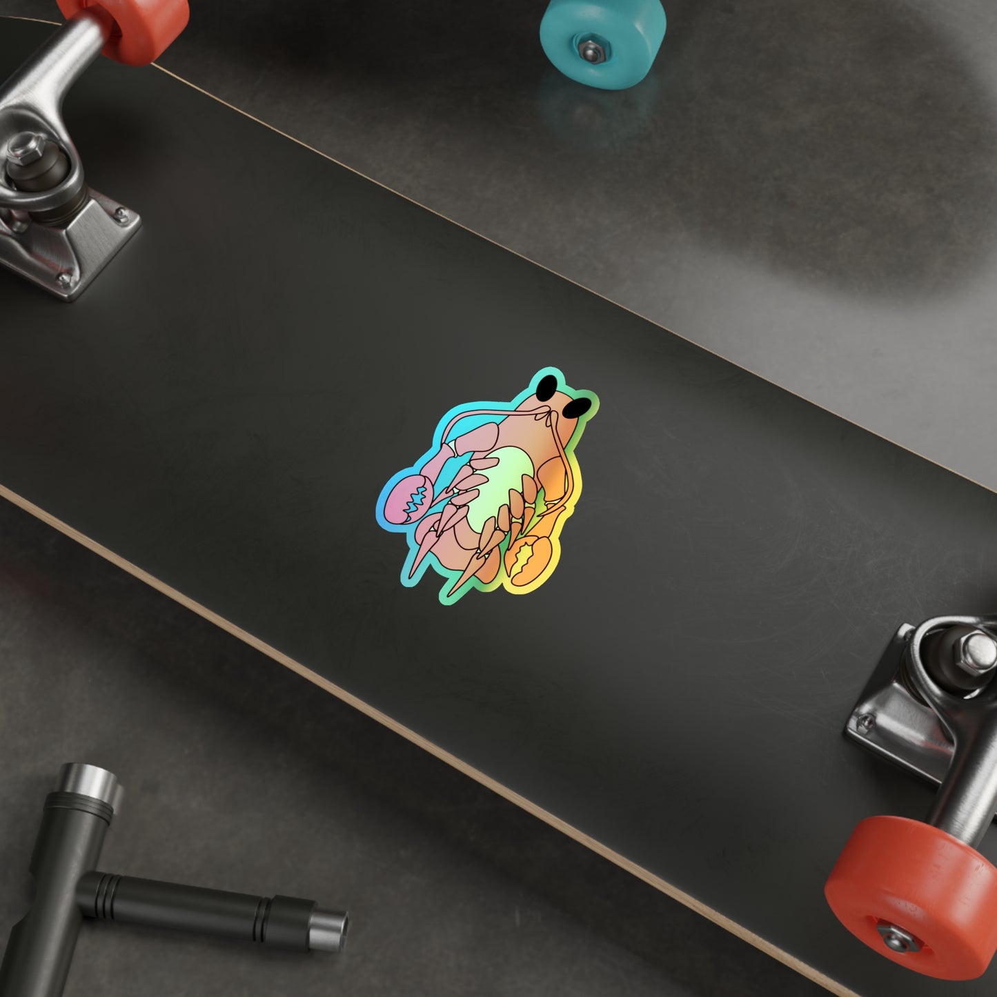 Claude the Lobster Sticker (Holographic)