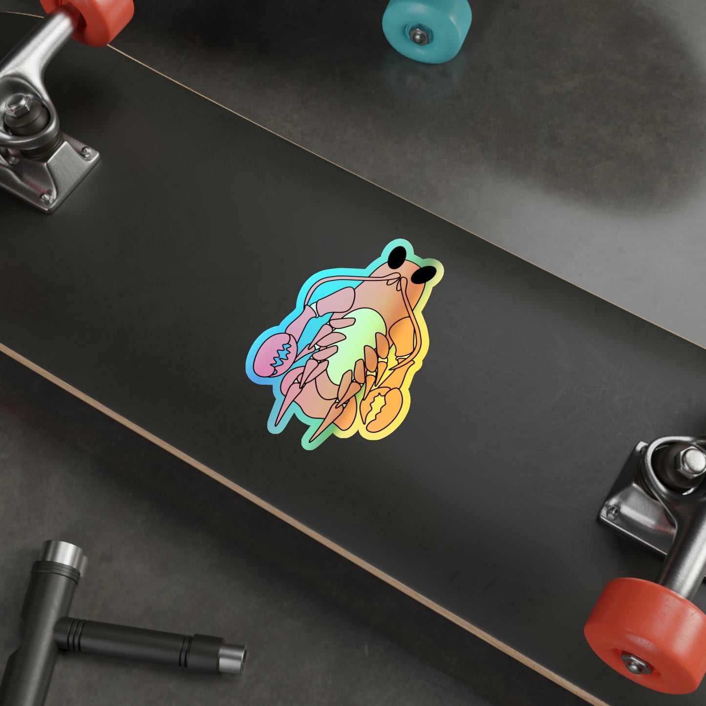 Claude the Lobster Sticker (Holographic)