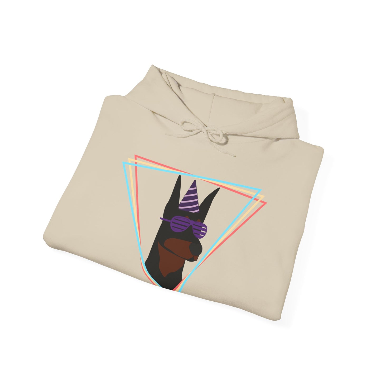 Doberman Partyy Heavy Blend Hooded Sweatshirt