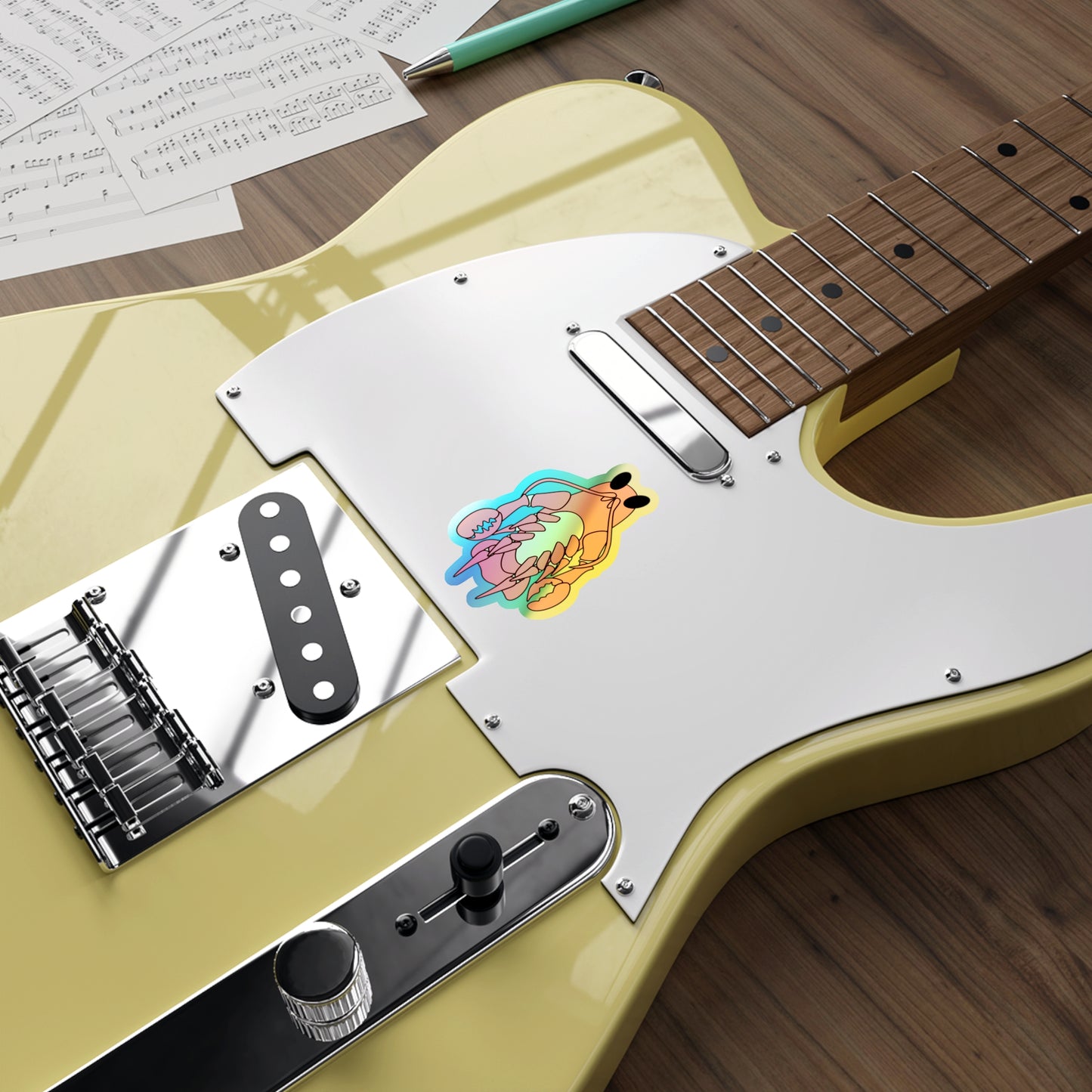 Claude the Lobster Sticker (Holographic)