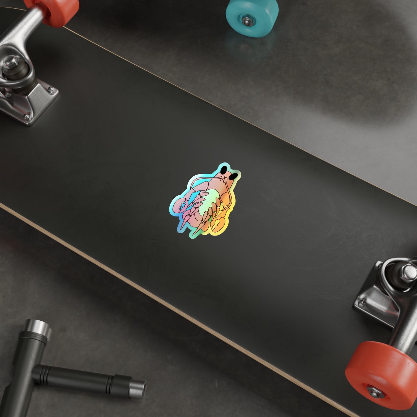 Claude the Lobster Sticker (Holographic)