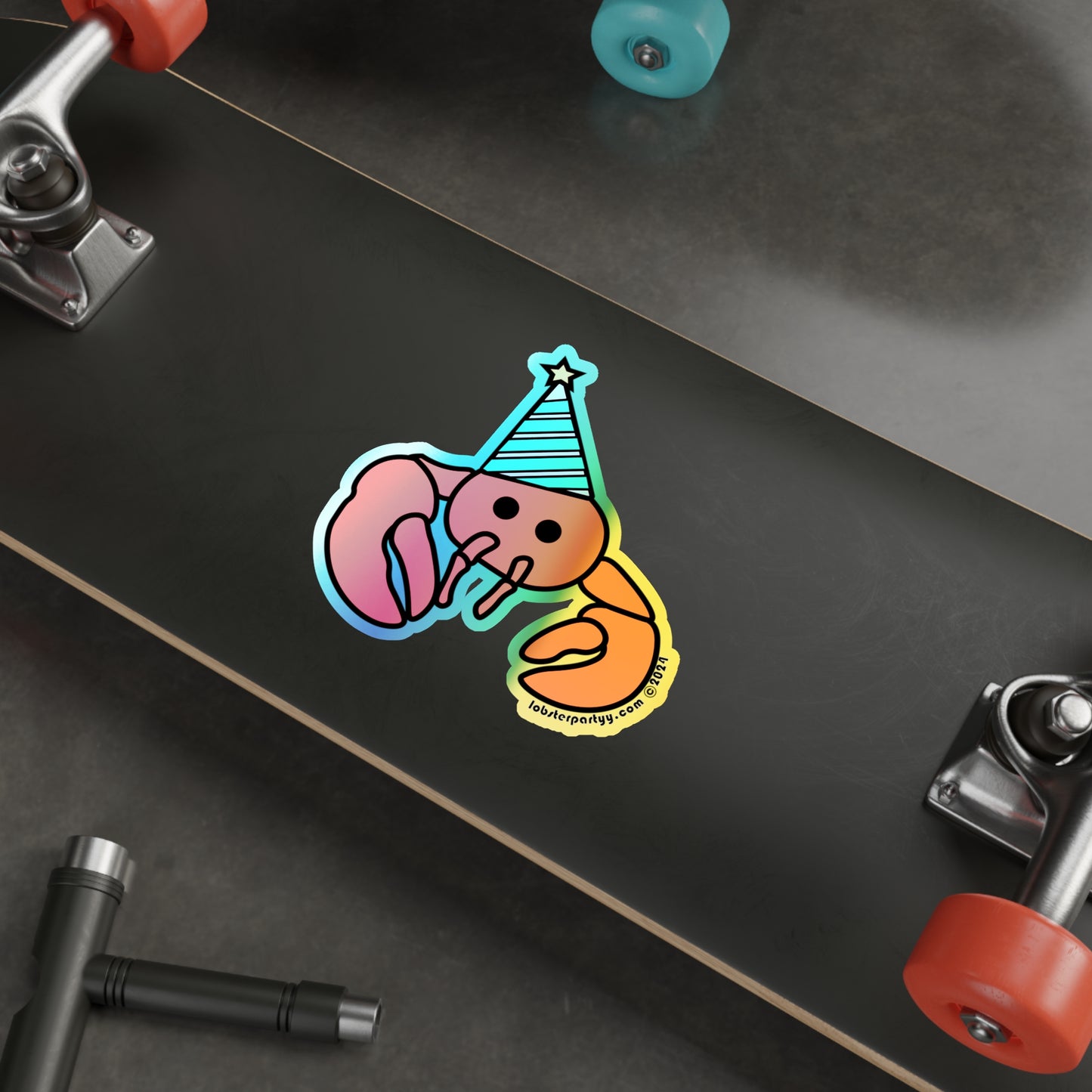 LobsterPartyy Sticker (Holographic)