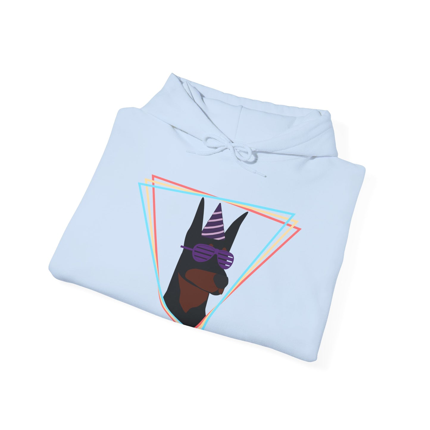 Doberman Partyy Heavy Blend Hooded Sweatshirt