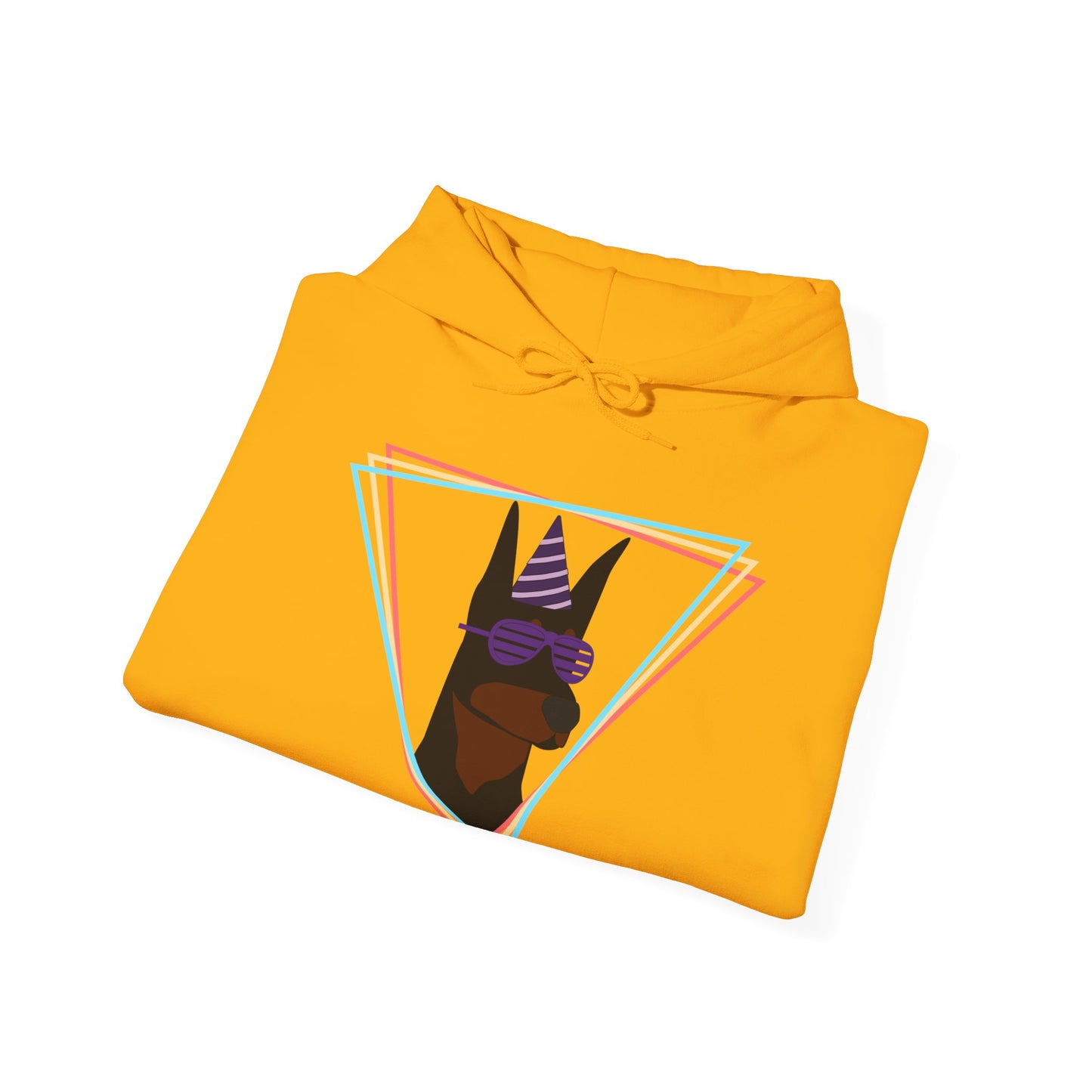 Doberman Partyy Heavy Blend Hooded Sweatshirt