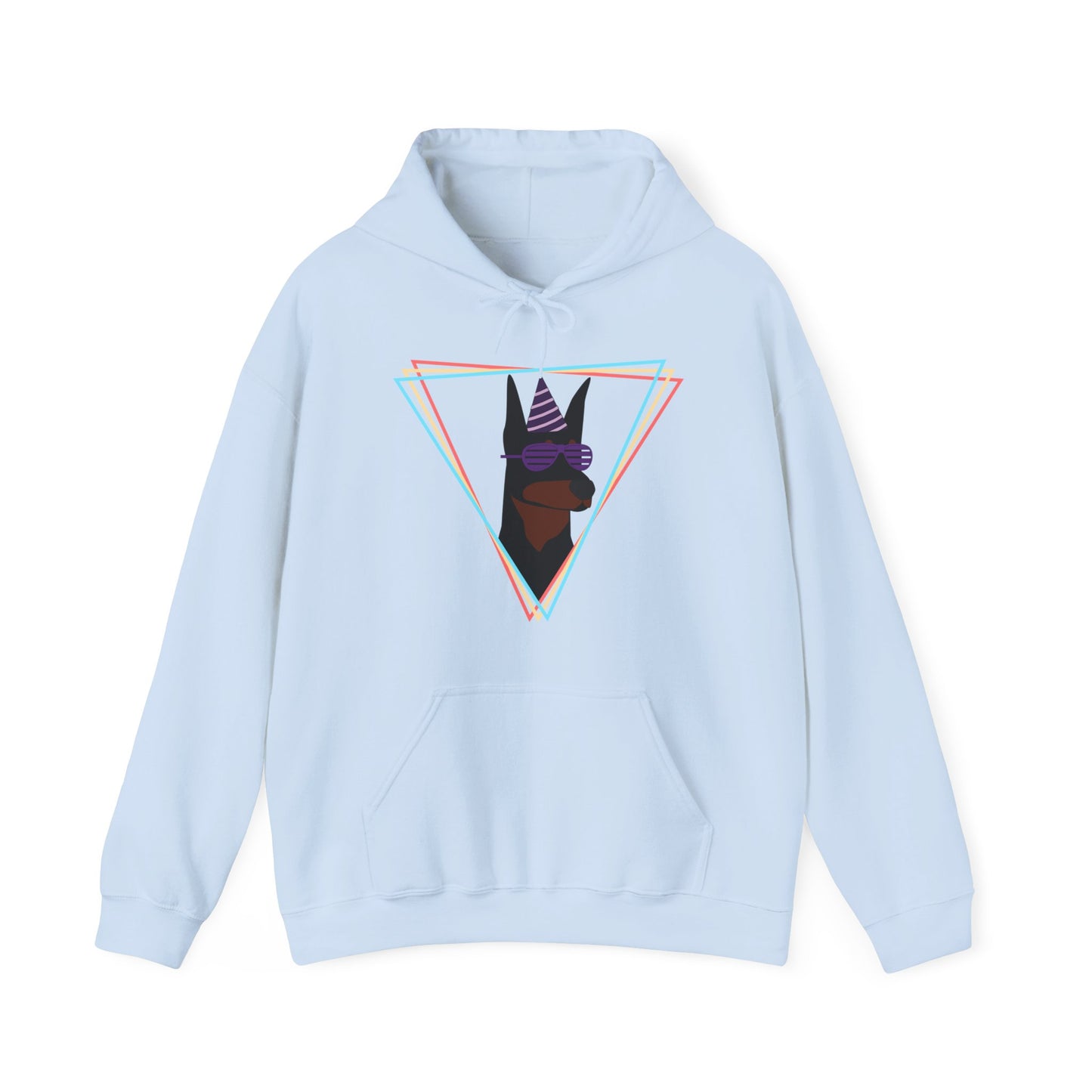 Doberman Partyy Heavy Blend Hooded Sweatshirt
