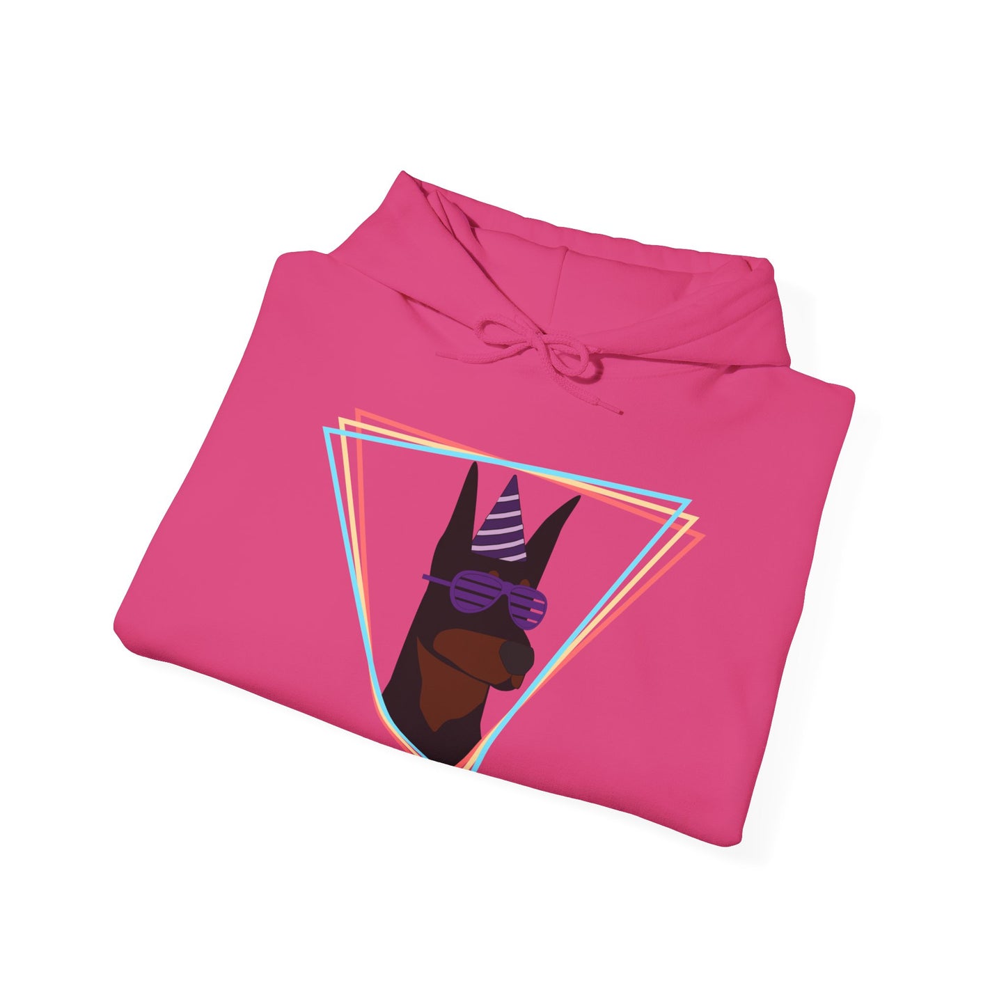 Doberman Partyy Heavy Blend Hooded Sweatshirt