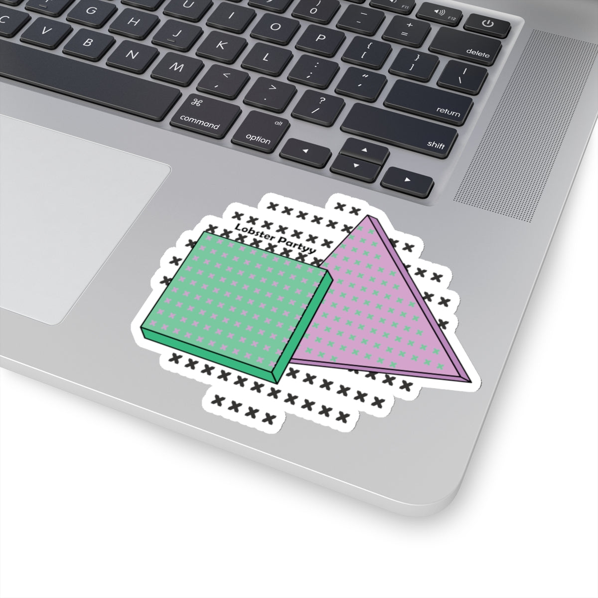 Xs and Shapes Sticker