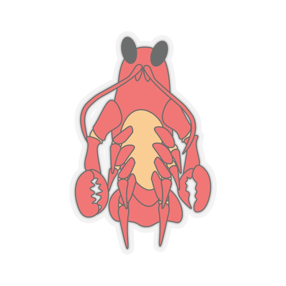 Claude the Lobster Sticker