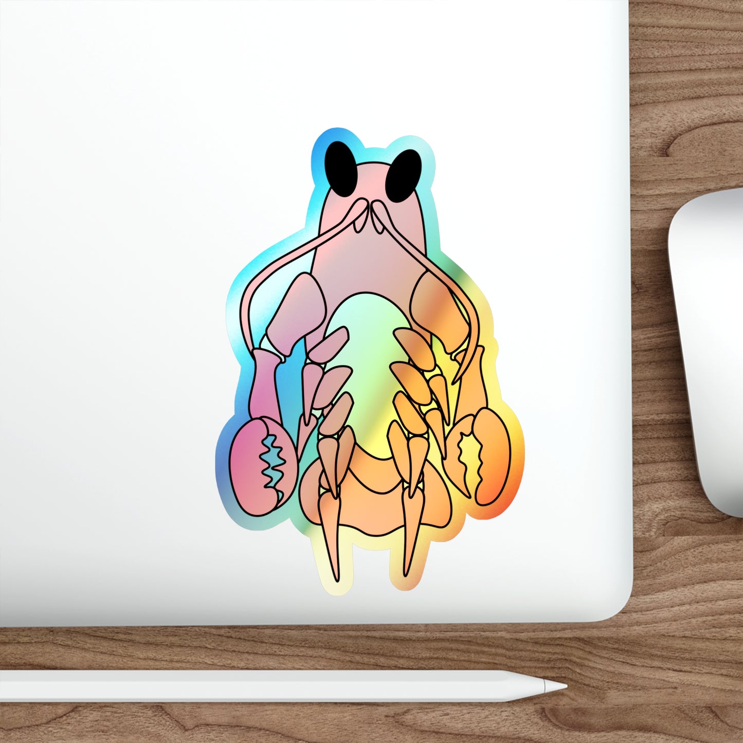 Claude the Lobster Sticker (Holographic)