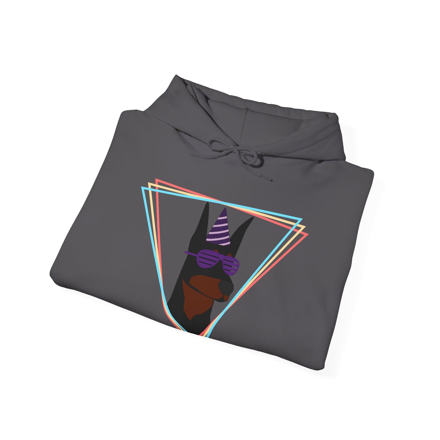 Doberman Partyy Heavy Blend Hooded Sweatshirt