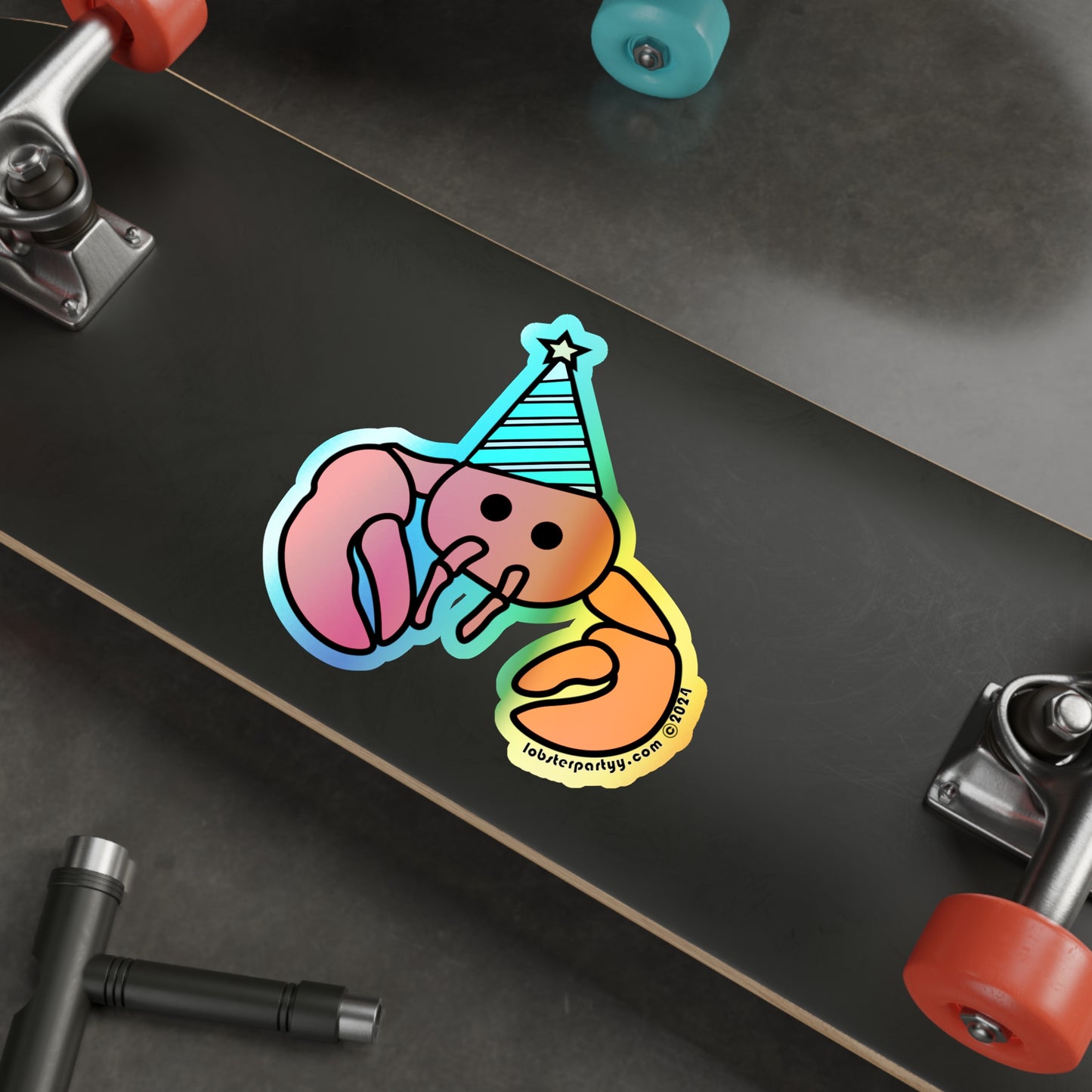 LobsterPartyy Sticker (Holographic)