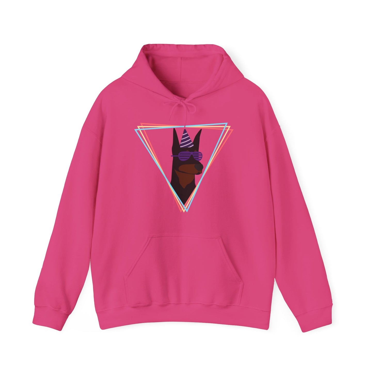 Doberman Partyy Heavy Blend Hooded Sweatshirt