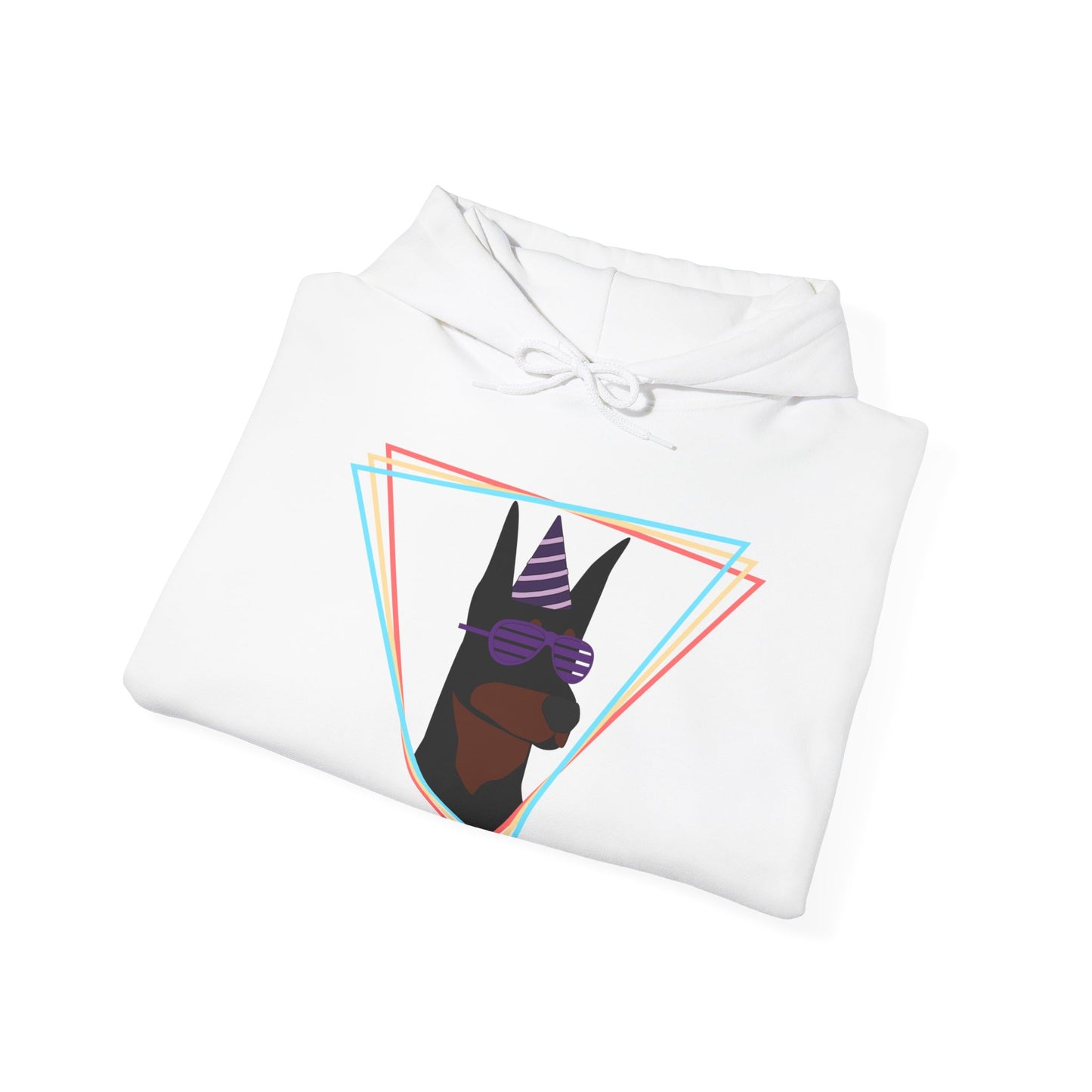 Doberman Partyy Heavy Blend Hooded Sweatshirt