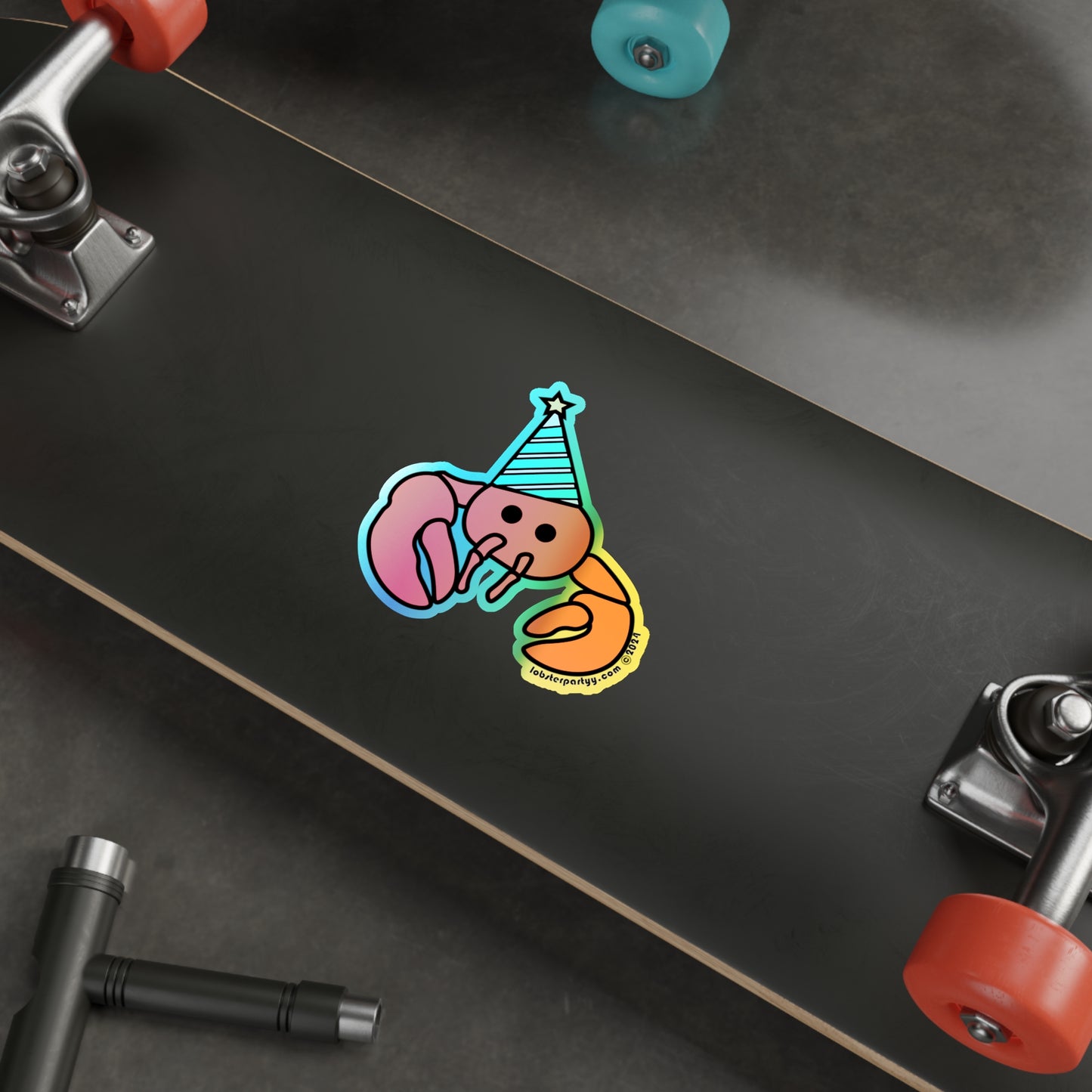LobsterPartyy Sticker (Holographic)