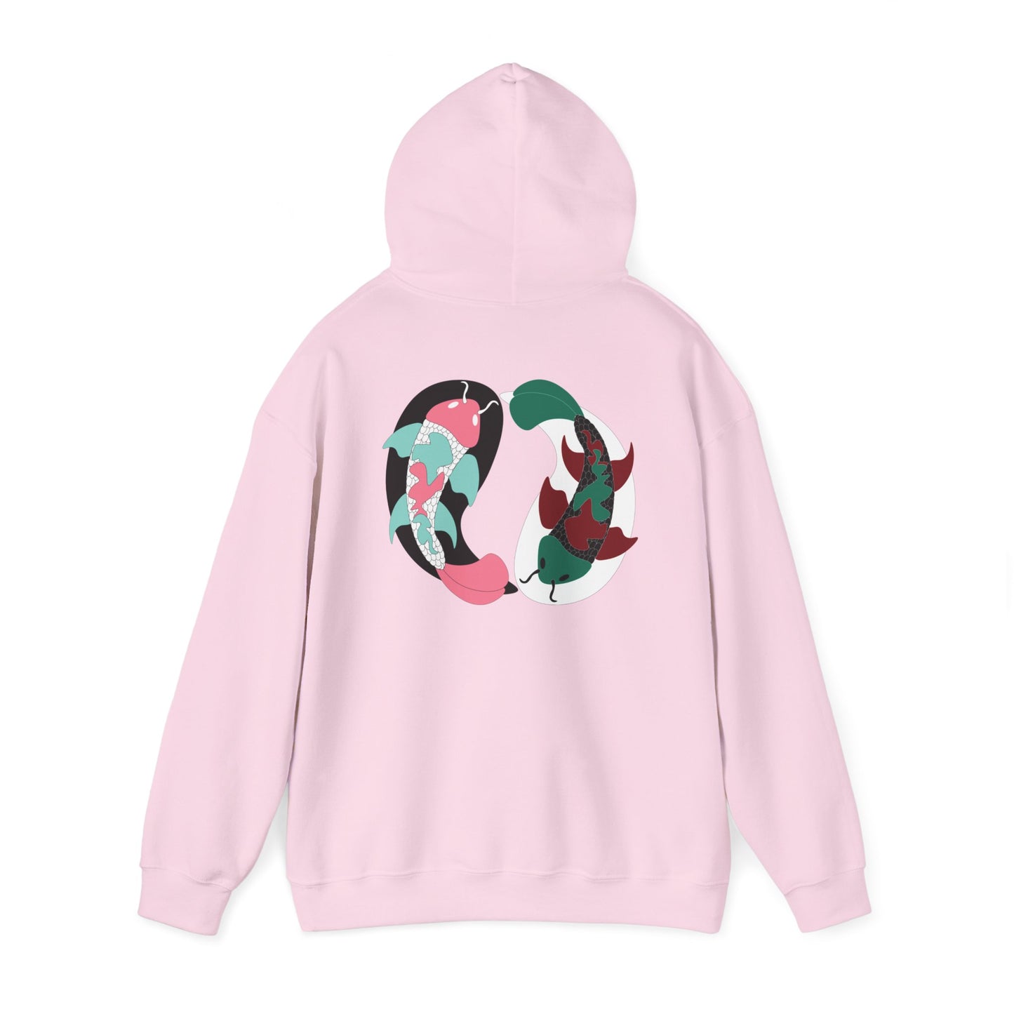 Yin and Yang Koi on the back Sweatshirt