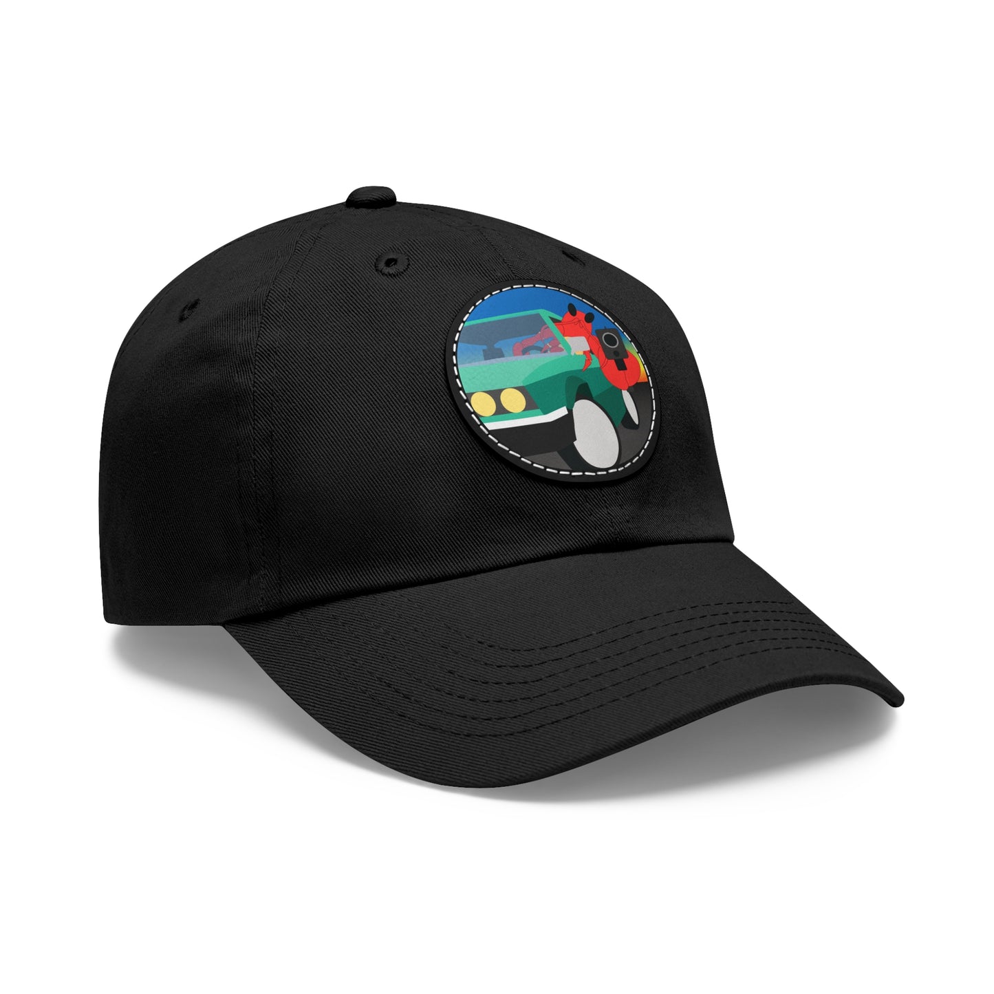 Dad Hat with Leather Patch (Clawed and Dangerous)