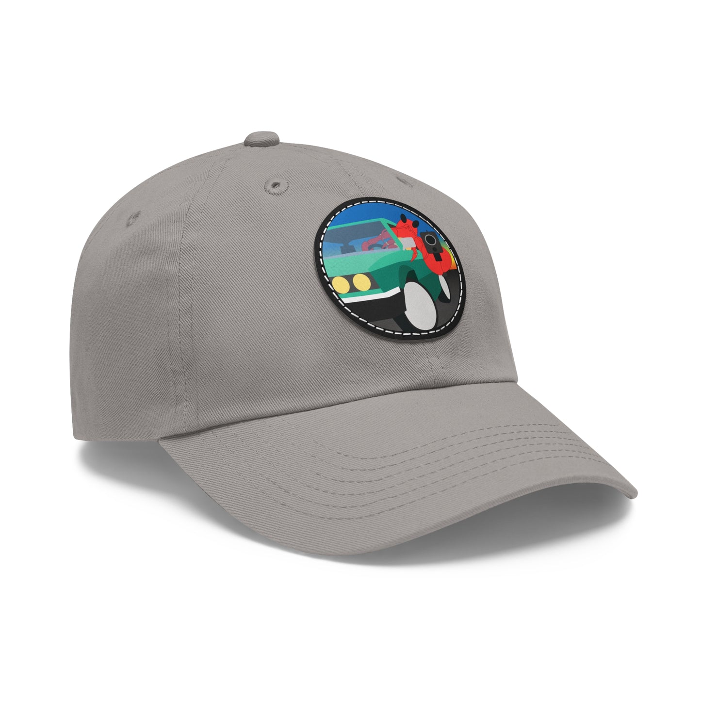 Dad Hat with Leather Patch (Clawed and Dangerous)