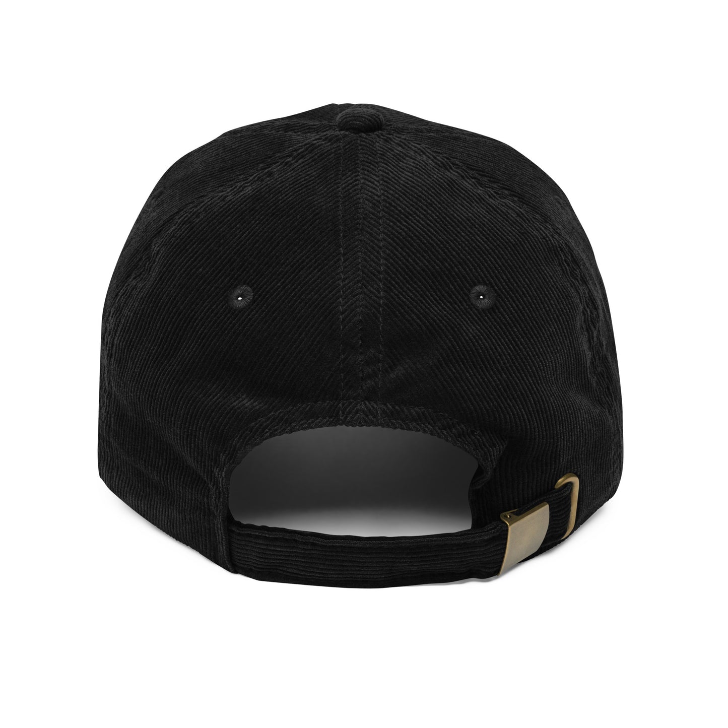 Red Embroidered Lobster Corduroy Cap