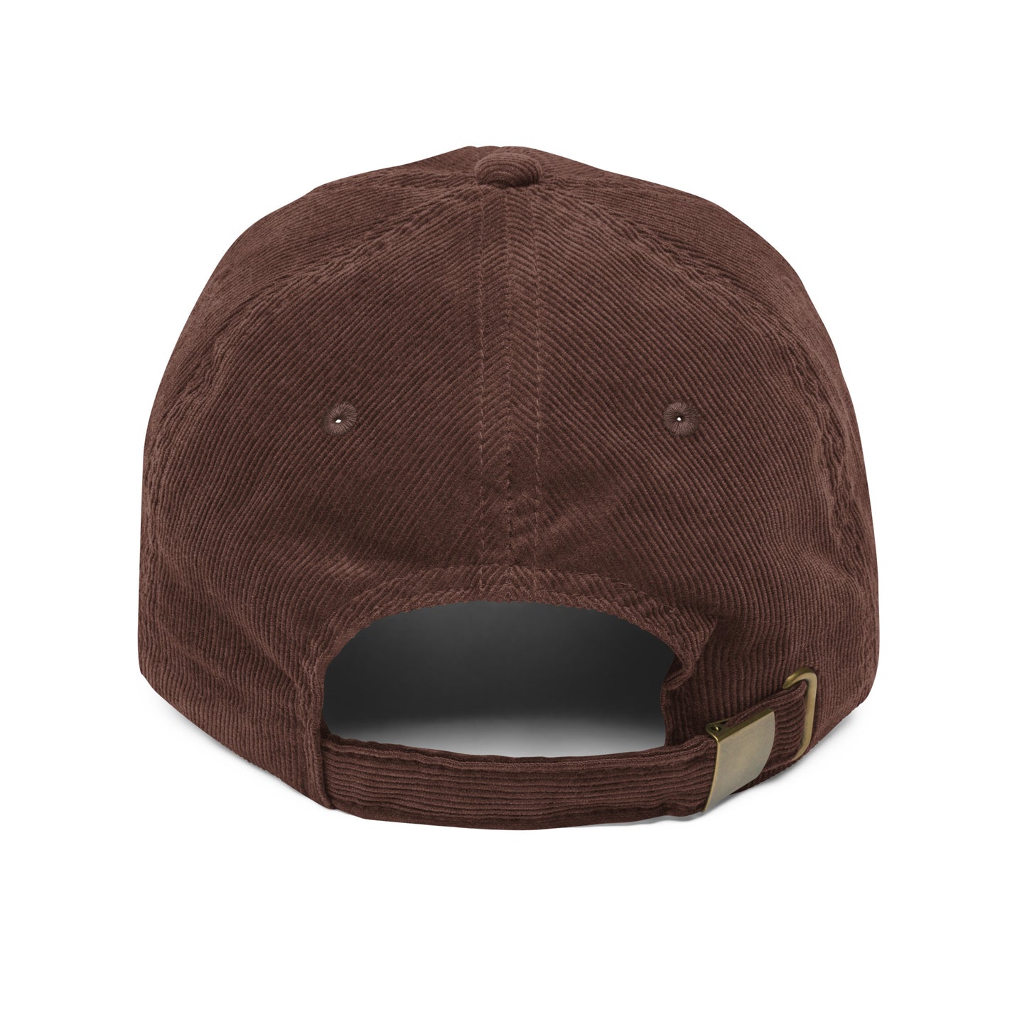 Red Embroidered Lobster Corduroy Cap
