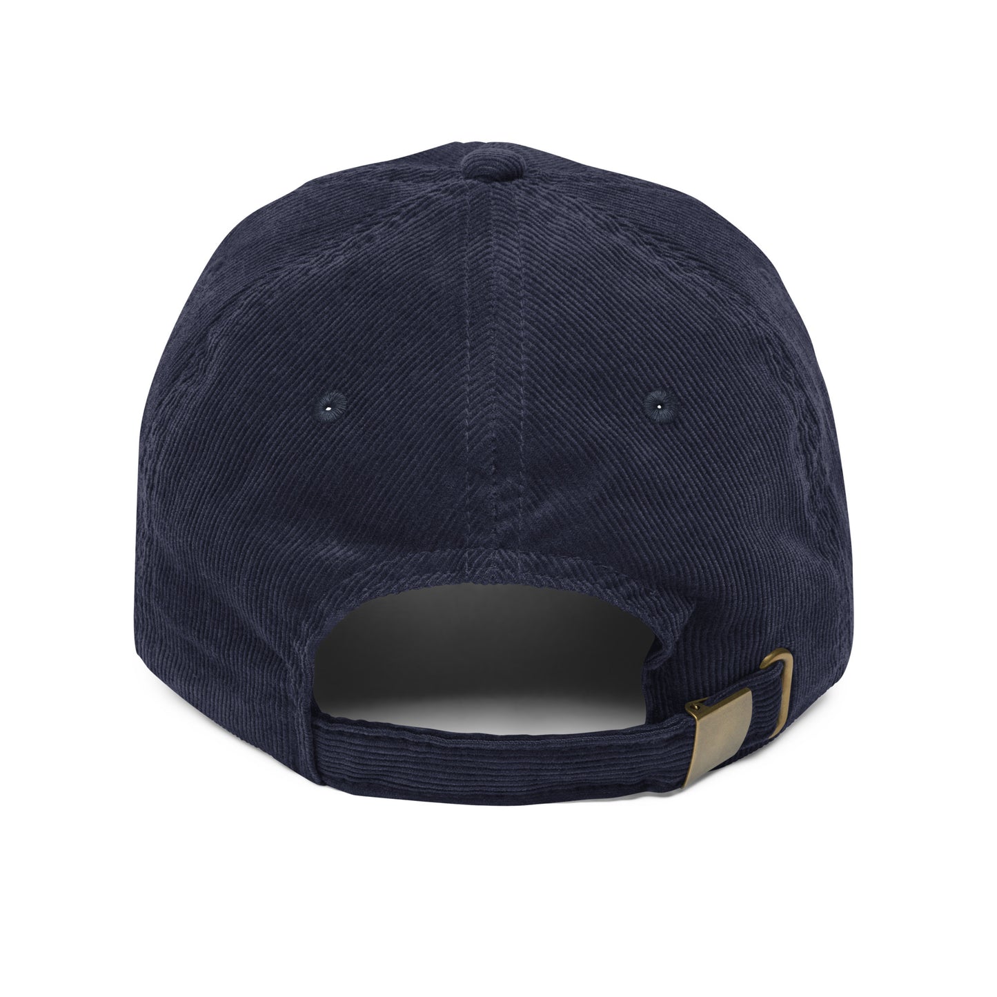Red Embroidered Lobster Corduroy Cap